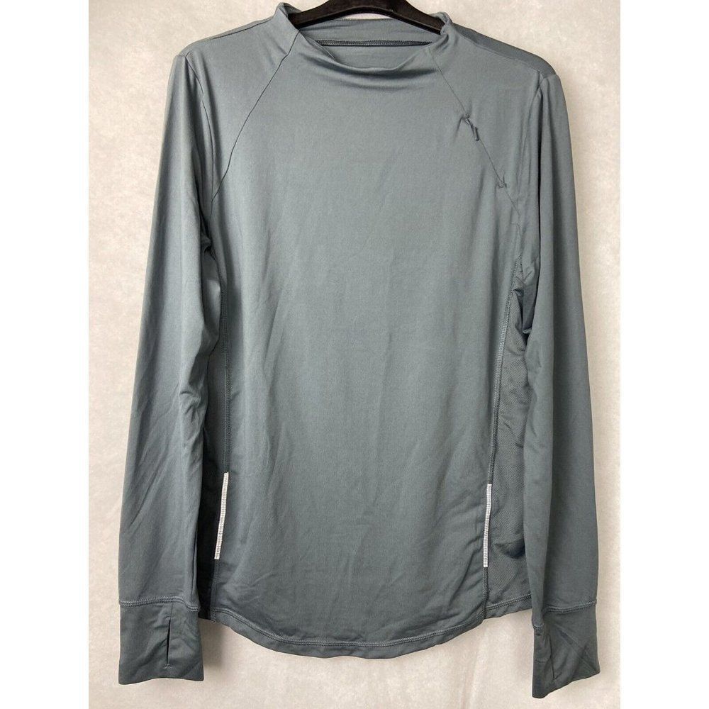 Crivit Womens Turtleneck Sweatshirt Blue Pullover Size Large